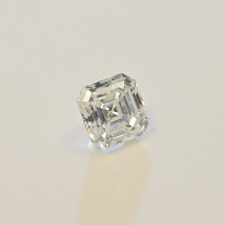 Lab Grown Moissanite Asscher Cut