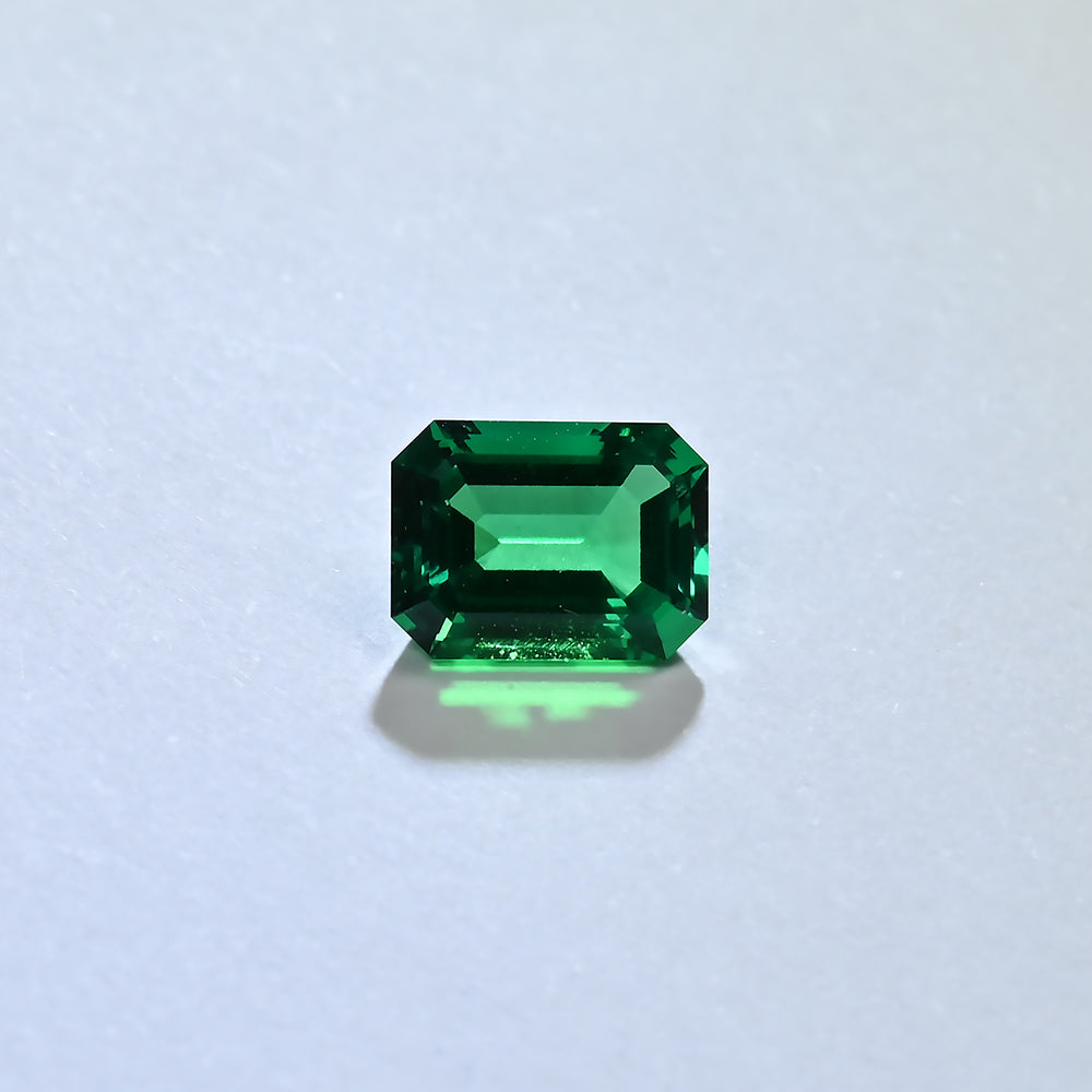 Lab Grown Colombian Color Emerald Emerald Cut