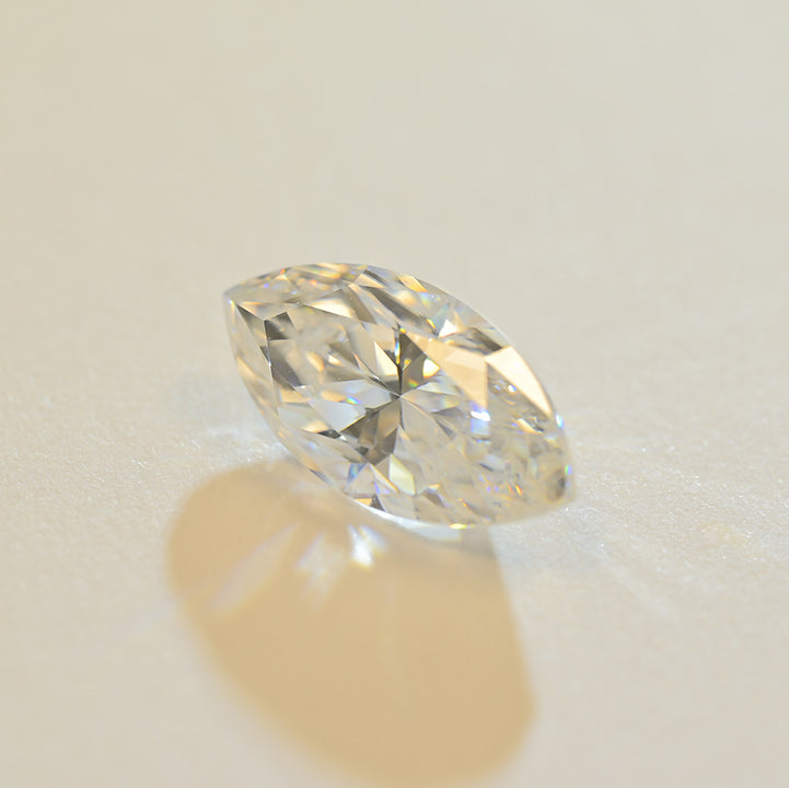 Lab Grown Moissanit Marquise Cut