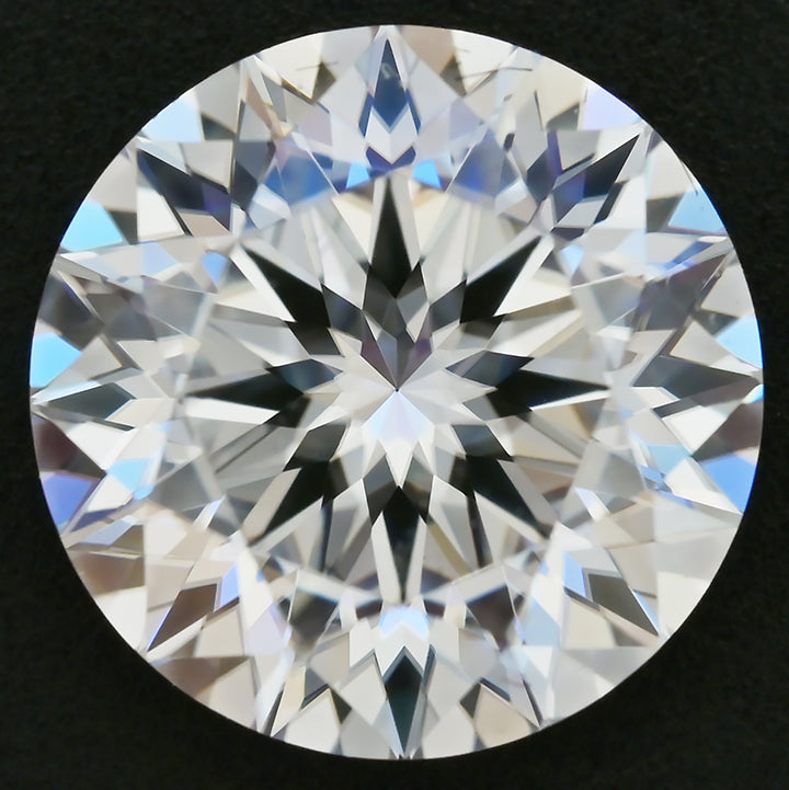 Lab Grown Moissanite Round (Plum Blossom) Cut