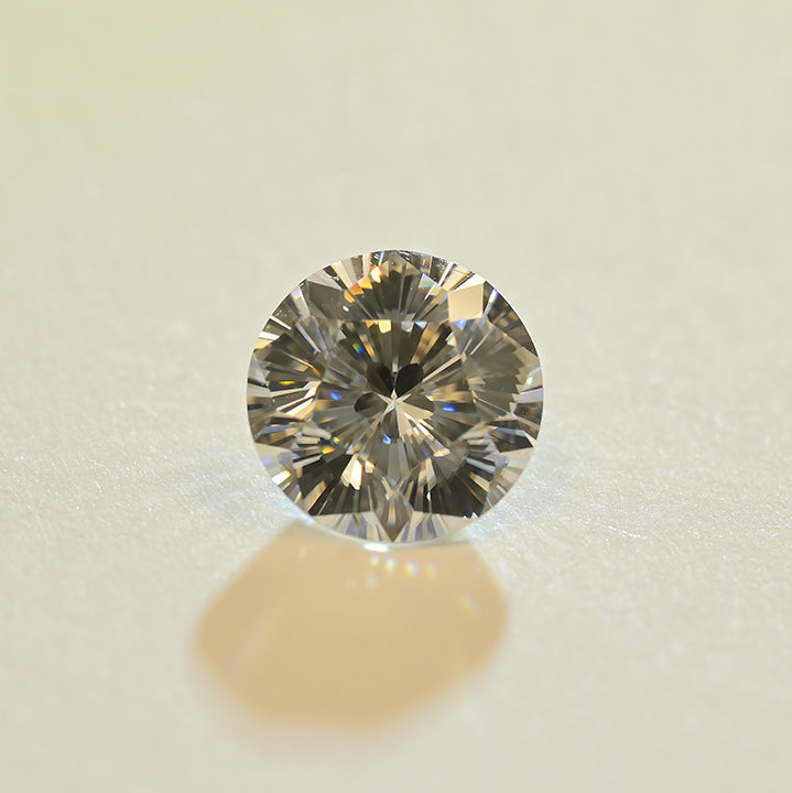 Lab Grown Moissanite Round (Sakura) Cut